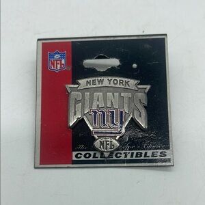 NFL New York Giants Silver Collectible Pin